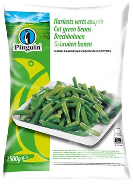 Fasolka szparagowa zielona cięta 2,5kg*4op - PINGUIN